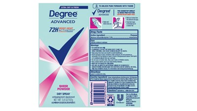 Degree Sheer Powder Dry Spray (Degree Sheer Powder Dry Spray)